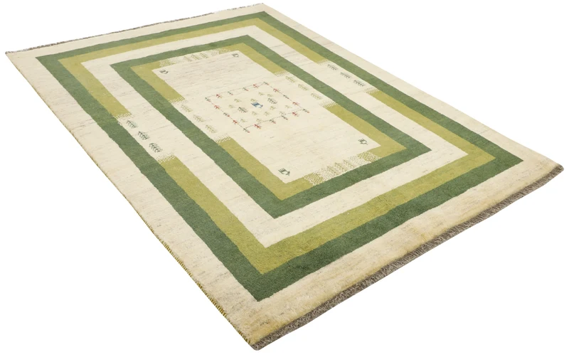 MY-RUG Teppich "Gabeh" Geometrische Streifen und Blöcke, Handgeknüpft