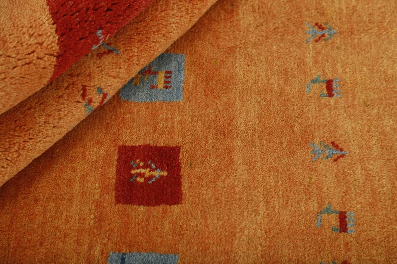 MY-RUG Teppich "Gabeh" Geometrische Streifen und Blöcke, Handgeknüpft