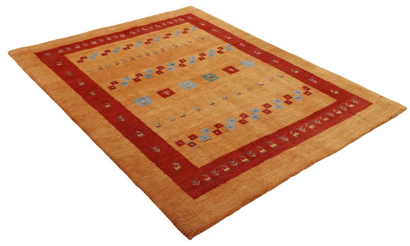 MY-RUG Teppich "Gabeh" Geometrische Streifen und Blöcke, Handgeknüpft