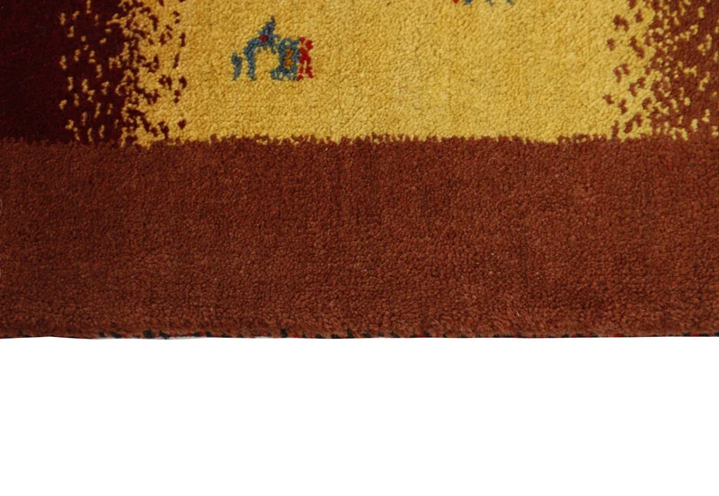 MY-RUG Teppich "Gabeh" Geometrische Streifen und Blöcke, Handgeknüpft