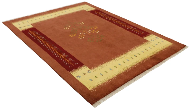 MY-RUG Teppich "Gabeh" Geometrische Streifen und Blöcke, Handgeknüpft