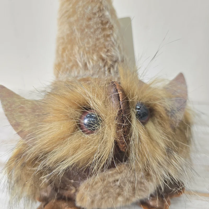 Figur Eule Hedwig Plüsch 21cm Mit Spitzhut Deko