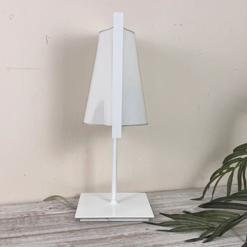 Artemide Sofocle Tischlampe Weiß Metall Designer Lampe Gebraucht
