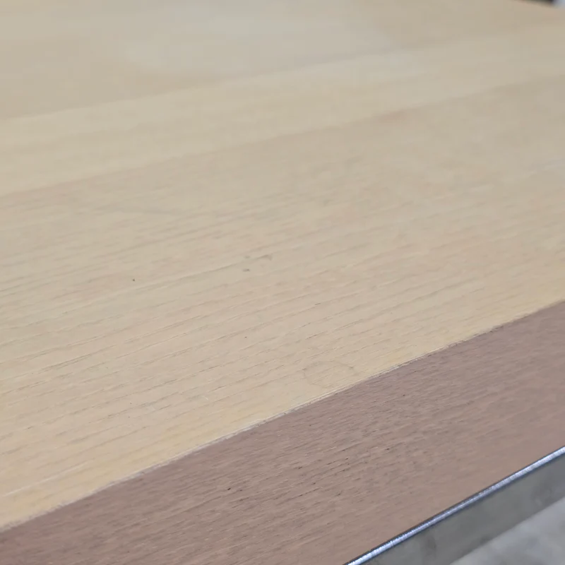IKEA Klubbo Beistelltisch Buche Holz Quadratisch mit Metallgestell Tisch Gebraucht