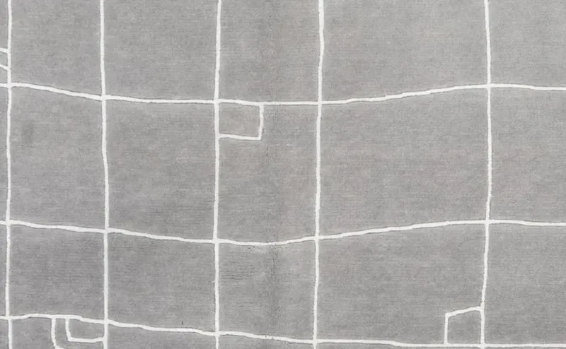 Nepal · Handgeknüpft – Grau, 202x145 cm