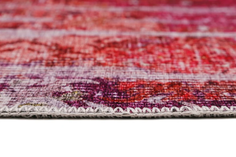 WECONhome Teppich 240x290 Rot Lila Pink