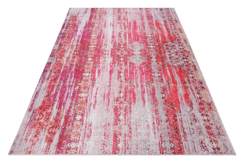 WECONhome Teppich 240x290 Rot Lila Pink