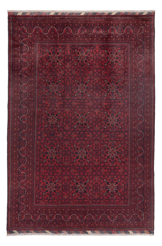 Khal Mohammadi Teppich 199x290cm - Orientteppich - dunkelrot