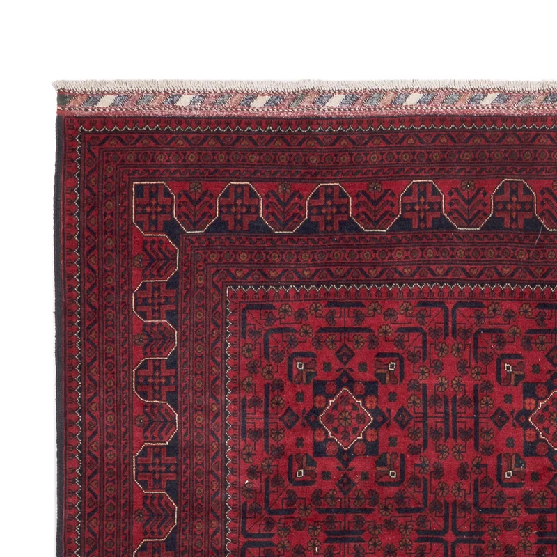 Khal Mohammadi Teppich 198x290cm - Orientteppich - dunkelrot