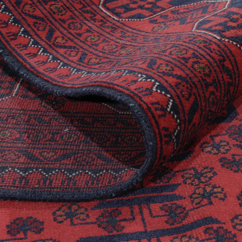 Khal Mohammadi Teppich 198x290cm - Orientteppich - dunkelrot