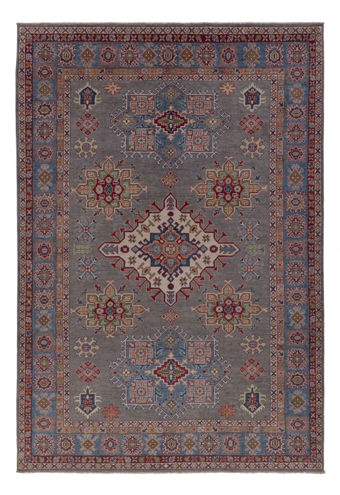 Kazak Teppich 204x301cm - Orientteppich - dunkelblau