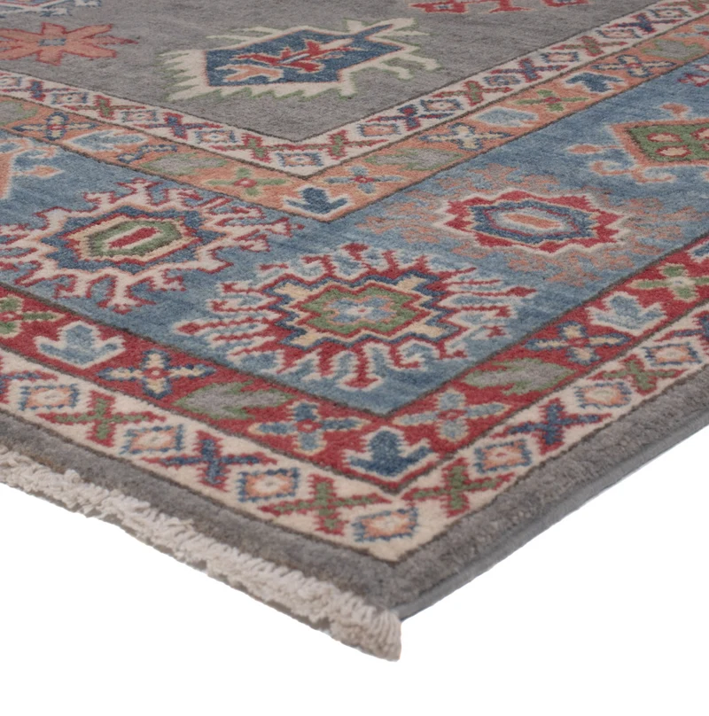 Kazak Teppich 204x301cm - Orientteppich - dunkelblau