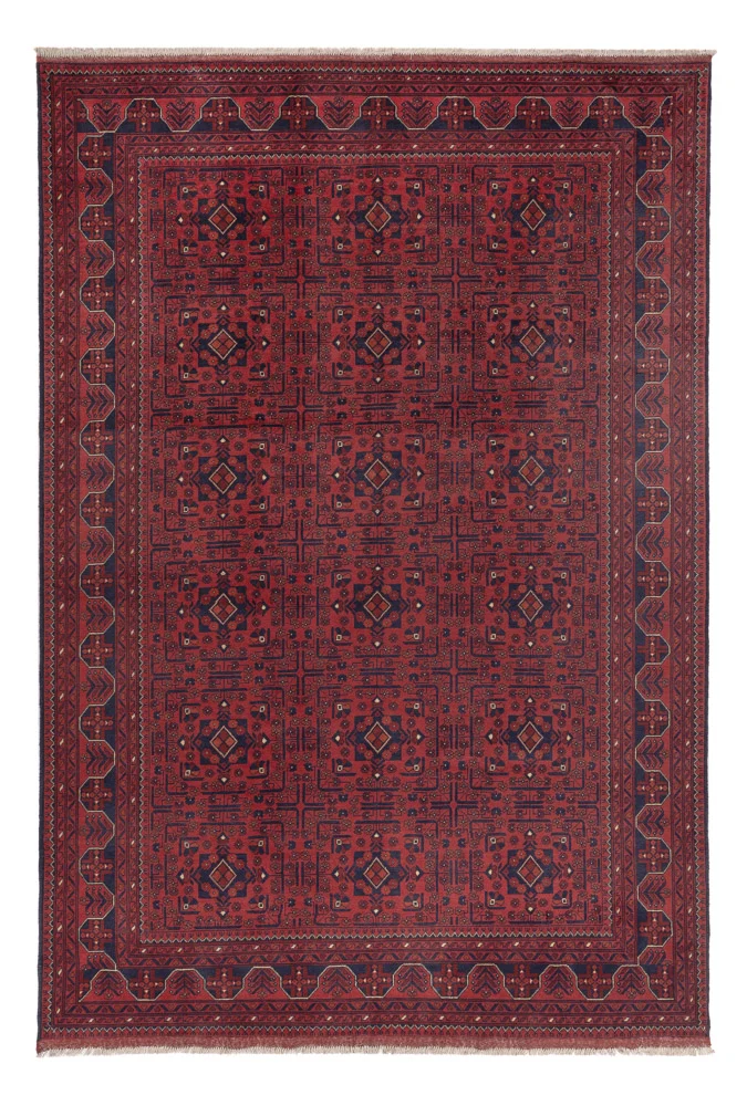 Khal Mohammadi Teppich 196x290cm - Orientteppich - dunkelrot