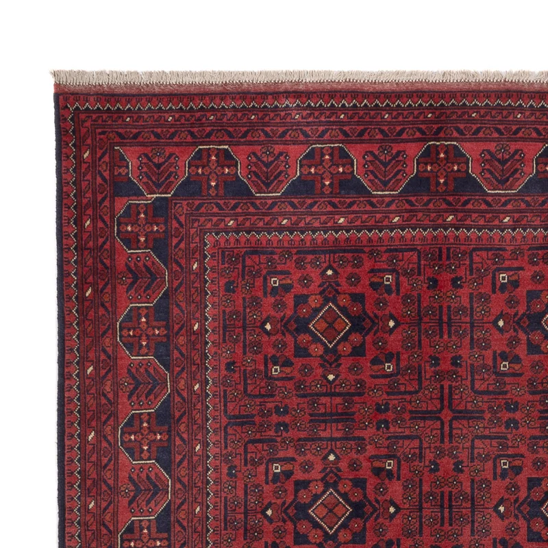 Khal Mohammadi Teppich 196x290cm - Orientteppich - dunkelrot