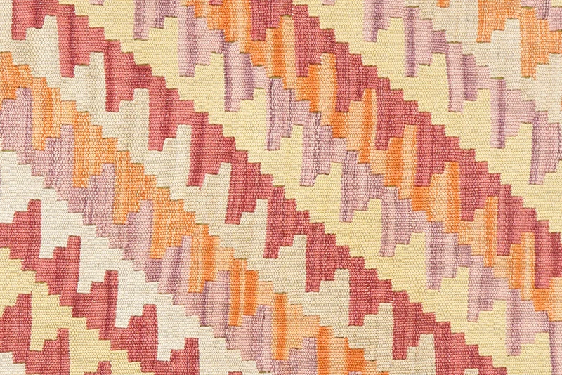 Kelim Gashgai · Handgewebt – Orange, 194x86 cm