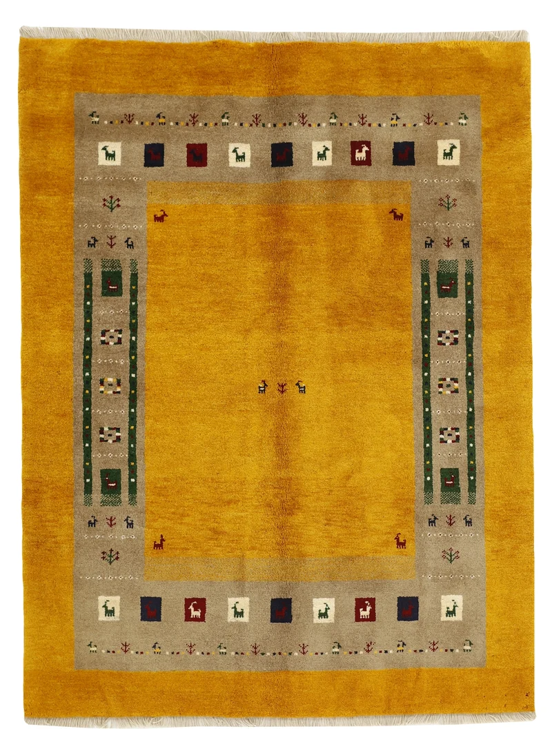 MY-RUG Teppich "Gabeh" Geometrische Streifen und Blöcke, Handgeknüpft