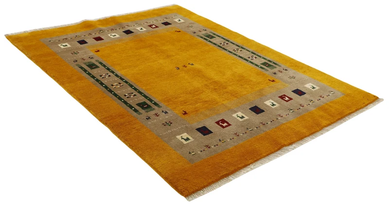 MY-RUG Teppich "Gabeh" Geometrische Streifen und Blöcke, Handgeknüpft