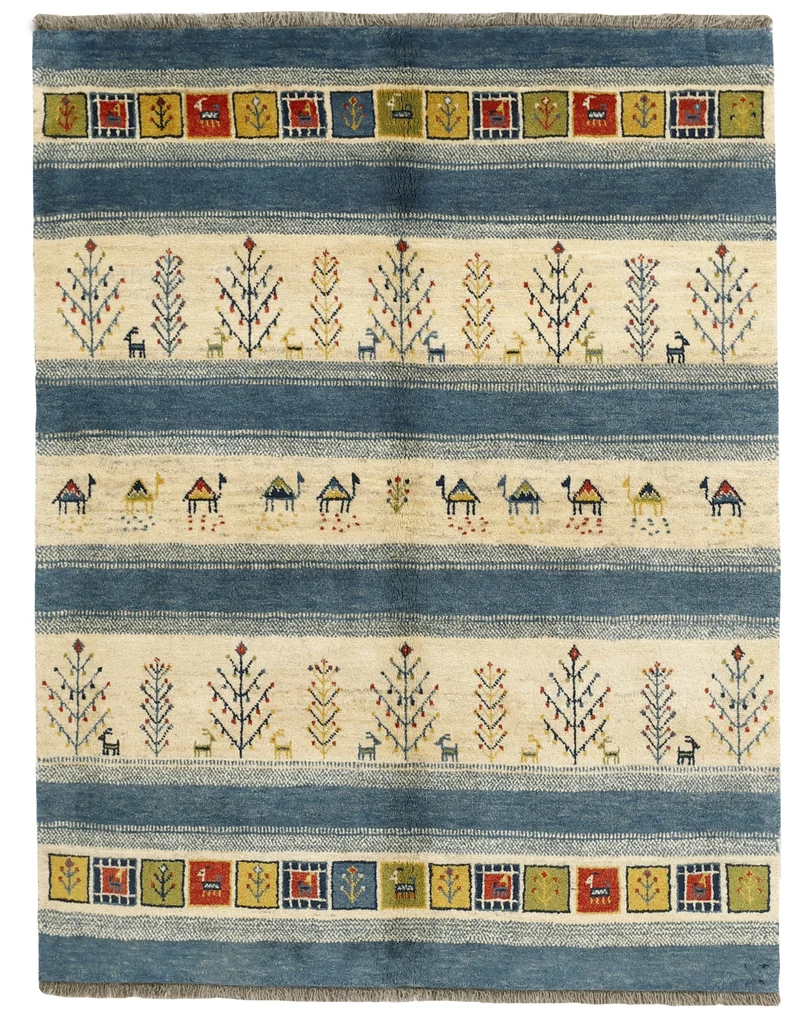 MY-RUG Teppich "Gabeh" Baummuster, Handgeknüpft