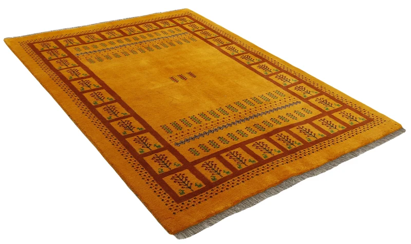 MY-RUG Teppich "Gabeh" Geometrische Streifen und Blöcke, Handgeknüpft