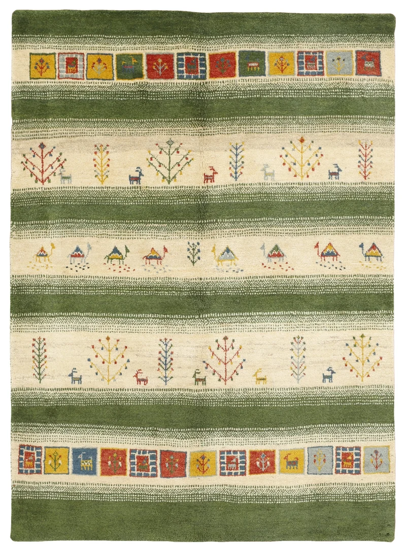 MY-RUG Teppich "Gabeh" Baummuster, Handgeknüpft