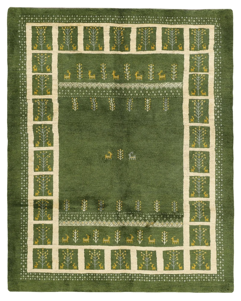 MY-RUG Teppich "Gabeh" Geometrische Streifen und Blöcke, Handgeknüpft