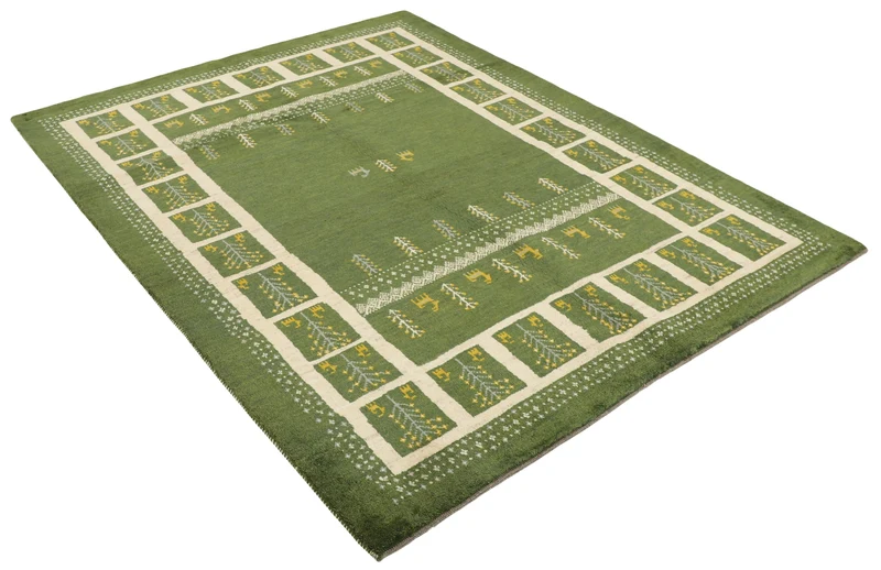 MY-RUG Teppich "Gabeh" Geometrische Streifen und Blöcke, Handgeknüpft