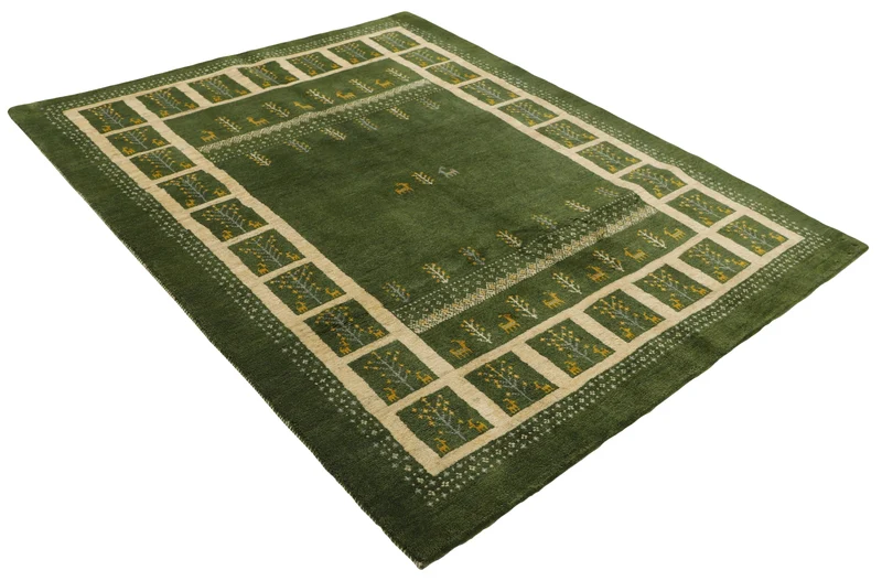 MY-RUG Teppich "Gabeh" Geometrische Streifen und Blöcke, Handgeknüpft