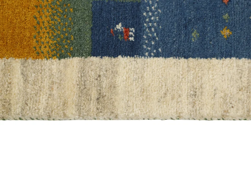 MY-RUG Teppich "Gabeh" Geometrische Streifen und Blöcke, Handgeknüpft