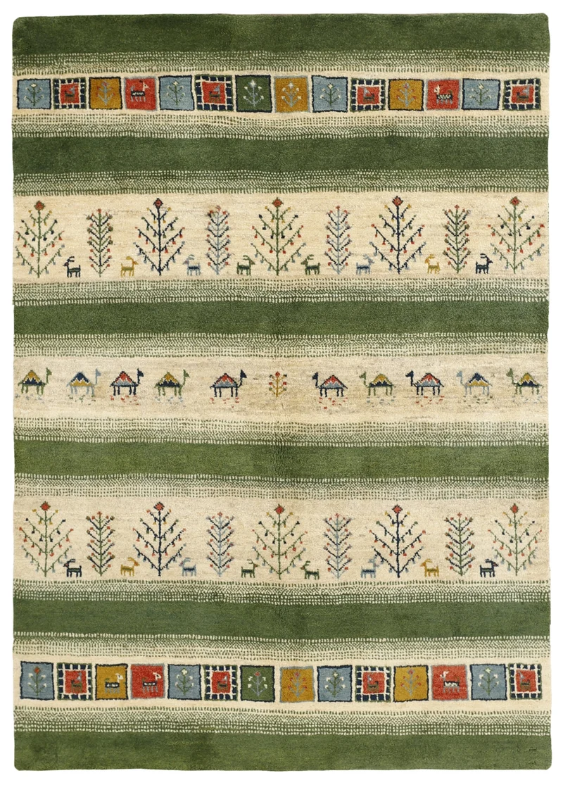 MY-RUG Teppich "Gabeh" Baummuster, Handgeknüpft