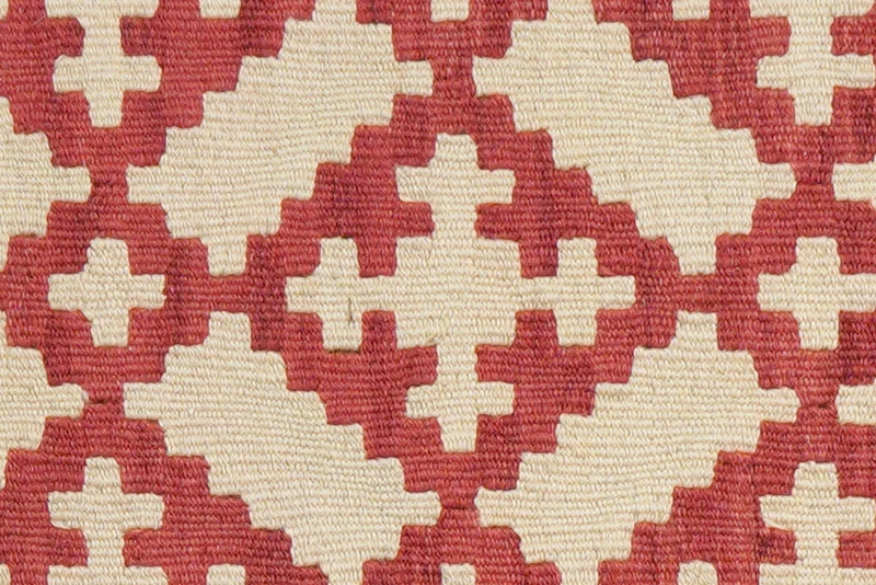 Kelim Gashgai · Handgewebt – Rot, 91x64 cm