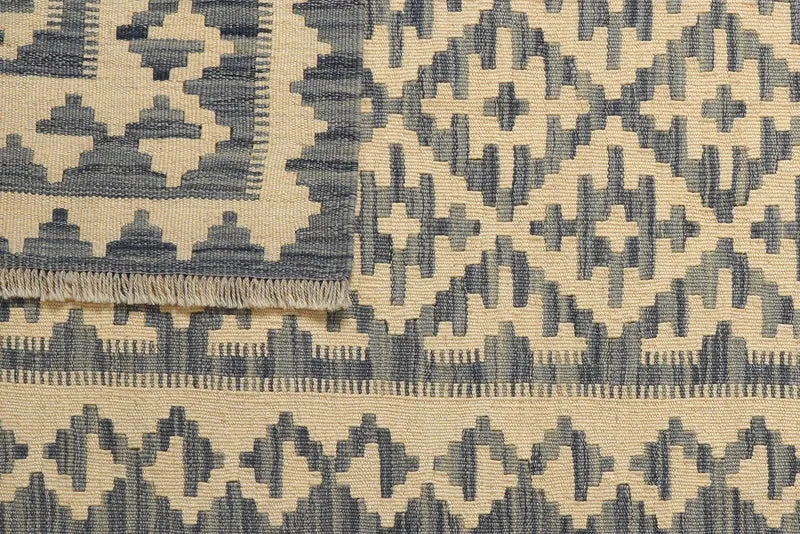 Kelim Gashgai · Handgewebt – Beige, 156x100 cm