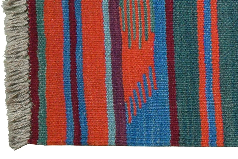 Kelim Gashgai · Handgewebt – Bunt, 195x61 cm