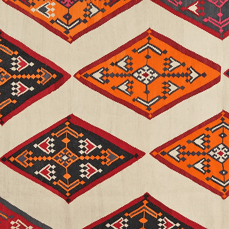 Kelim Gashgai Old · Handgewebt – Beige, 280x170 cm