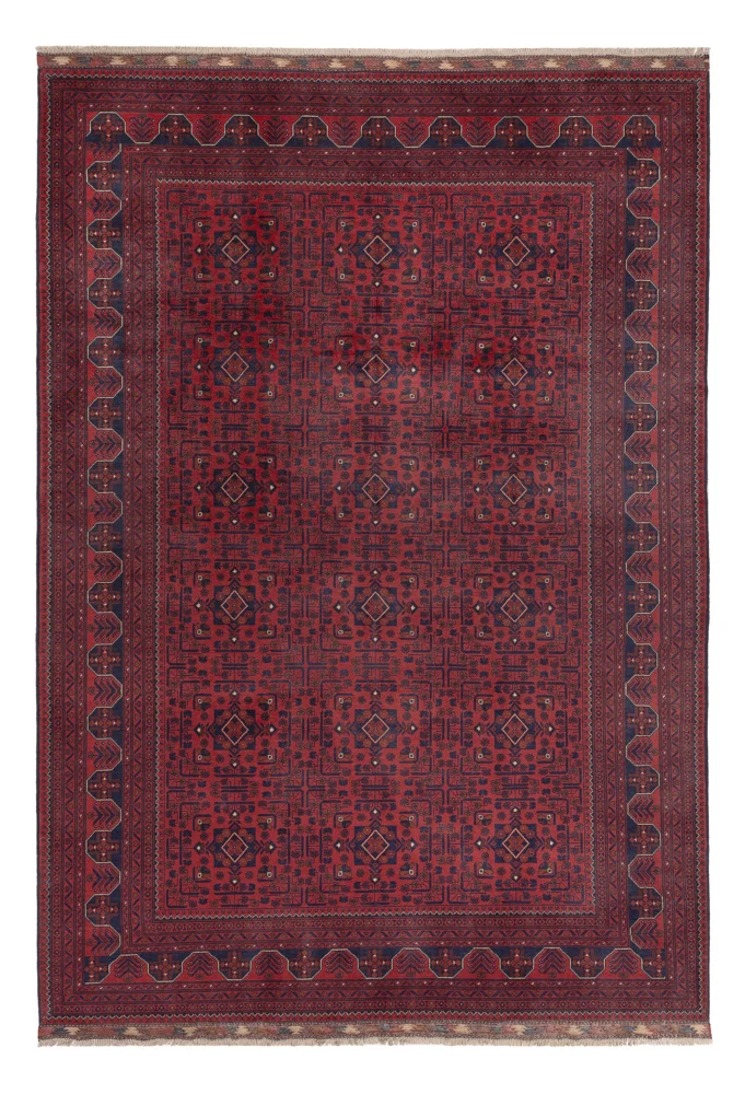 Khal Mohammadi Teppich 199x285cm - Orientteppich - dunkelrot