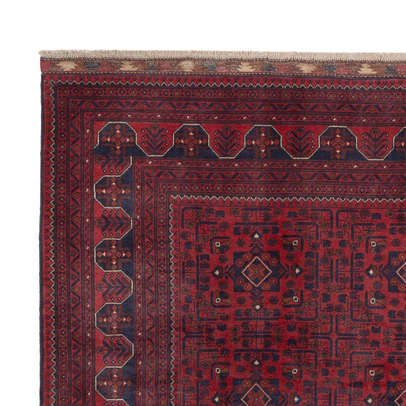 Khal Mohammadi Teppich 199x285cm - Orientteppich - dunkelrot
