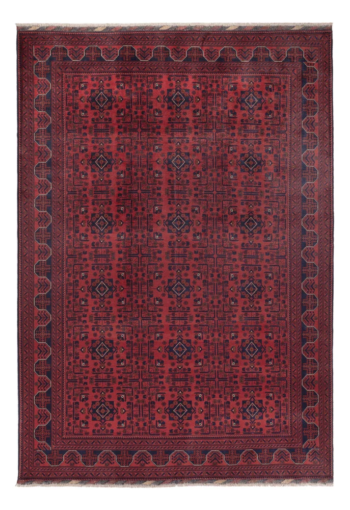 Khal Mohammadi Teppich 197x288cm - Orientteppich - dunkelrot