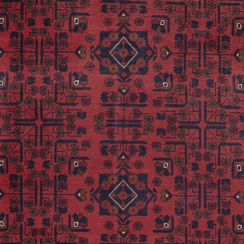 Khal Mohammadi Teppich 197x288cm - Orientteppich - dunkelrot