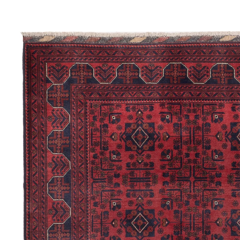 Khal Mohammadi Teppich 197x288cm - Orientteppich - dunkelrot