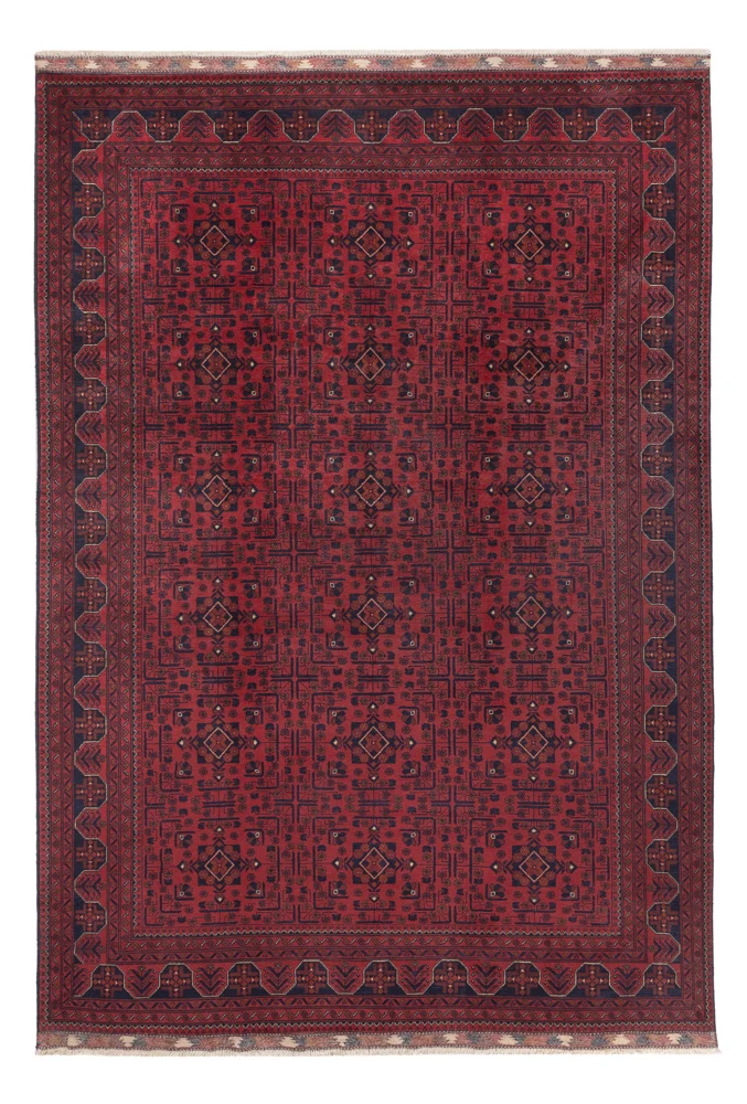 Khal Mohammadi Teppich 195x290cm - Orientteppich - dunkelrot