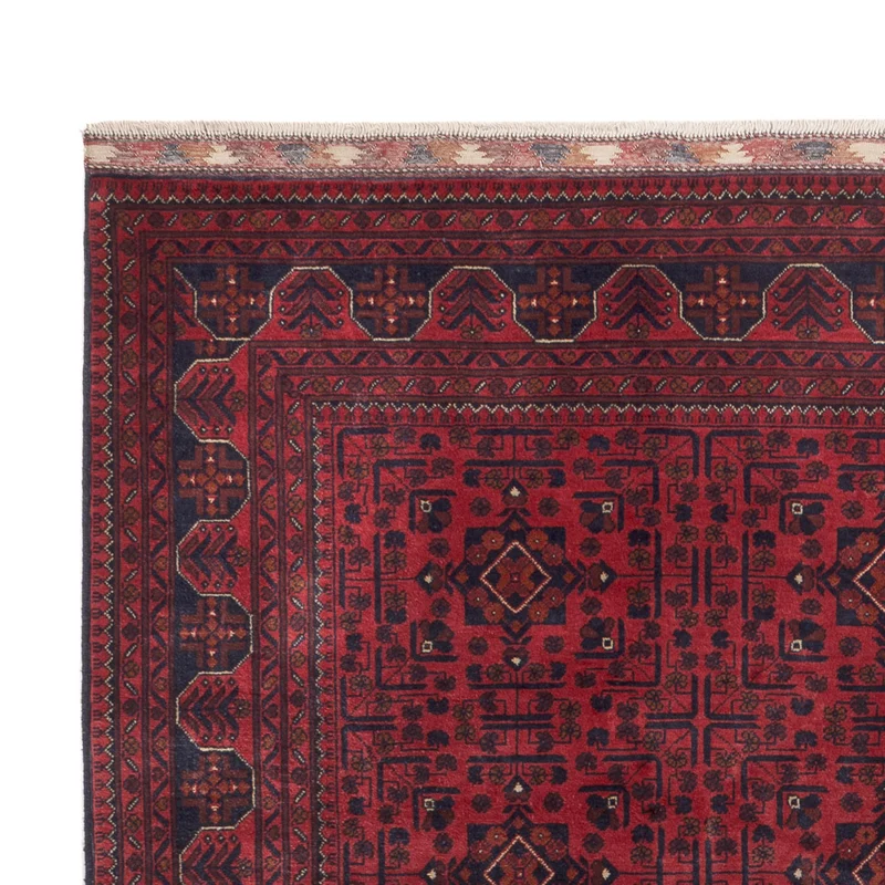 Khal Mohammadi Teppich 195x290cm - Orientteppich - dunkelrot