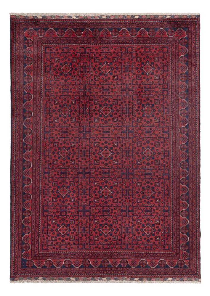 Khal Mohammadi Teppich 201x282cm - Orientteppich - dunkelrot