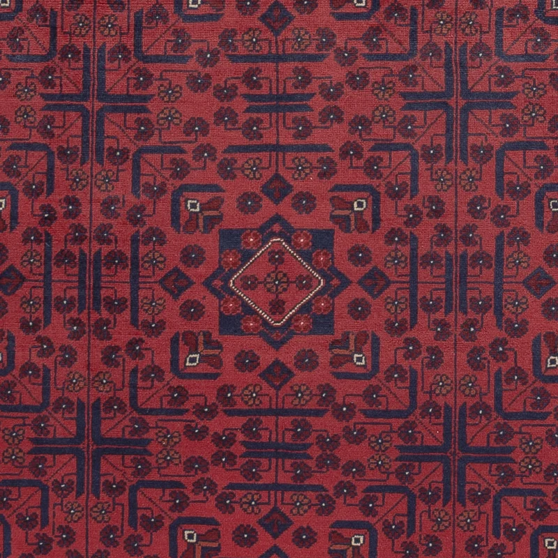 Khal Mohammadi Teppich 201x282cm - Orientteppich - dunkelrot