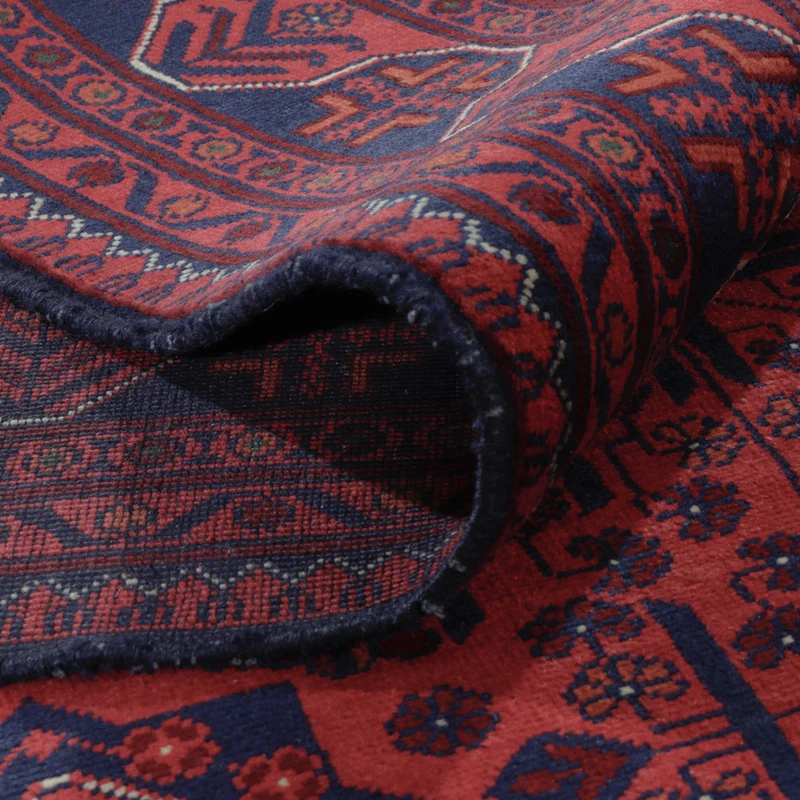 Khal Mohammadi Teppich 201x282cm - Orientteppich - dunkelrot