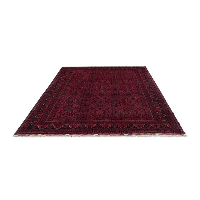 Khal Mohammadi Teppich 201x282cm - Orientteppich - dunkelrot