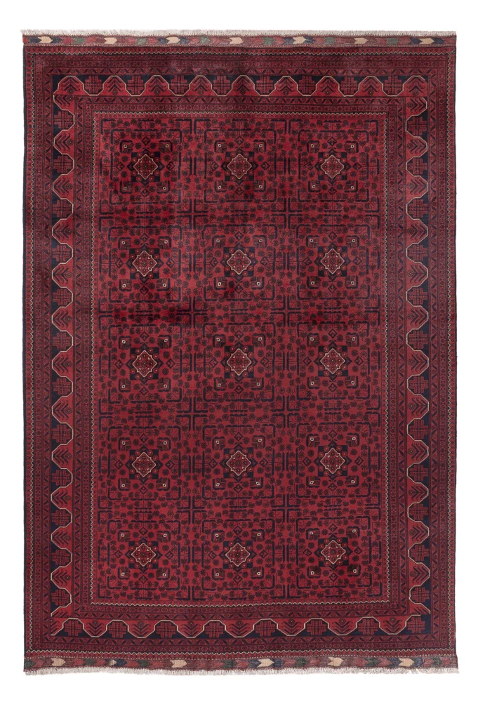 Khal Mohammadi Teppich 197x285cm - Orientteppich - dunkelrot