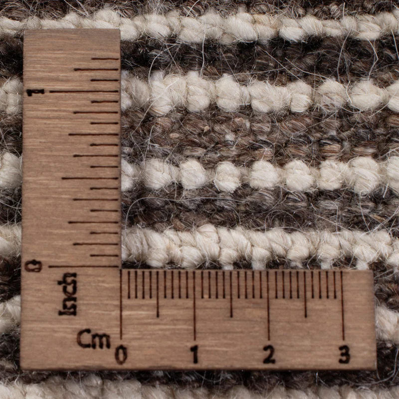 Berber Teppich 161x200cm - Wollteppich - grau