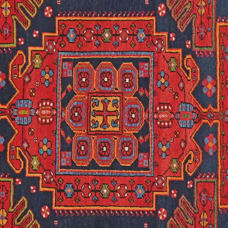 Mahabad · Handgeknüpft – Blau, 195x130 cm