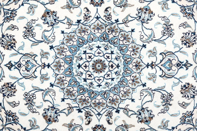 Nain 12La · Handgeknüpft – Beige, 241x193 cm