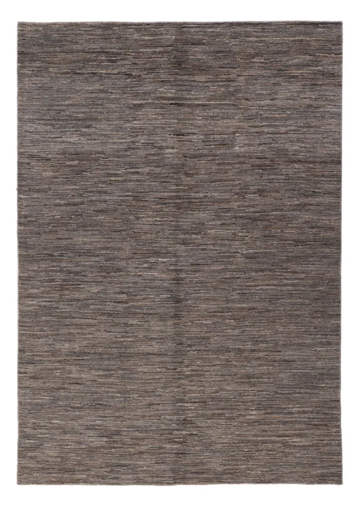 Berber Teppich 169x240cm - Wollteppich - dunkelgrau