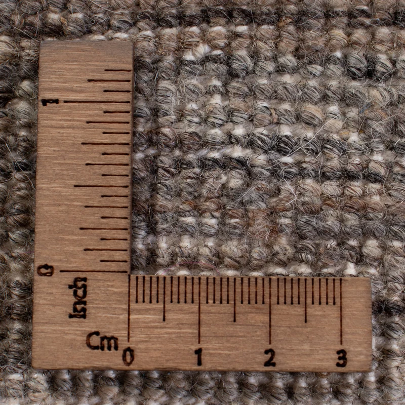 Berber Teppich 169x240cm - Wollteppich - dunkelgrau
